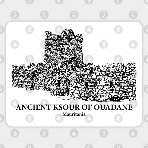 Ancient Ksour of Ouadane - Mauritania Magnet by Lakeric